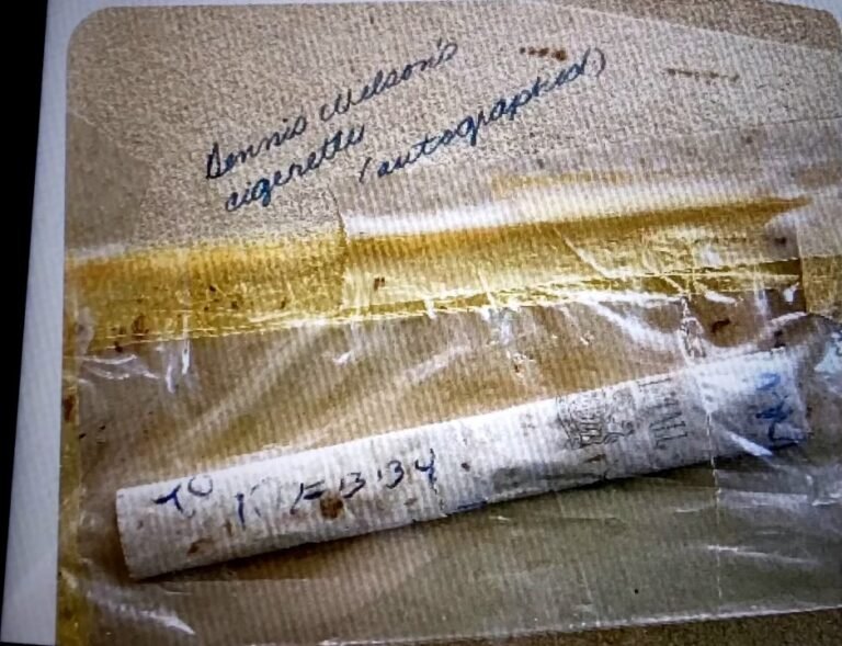 Cigarette signed by Dennis Wilson, 1965, Courtesy of Tod Sherlock (Photo 3)